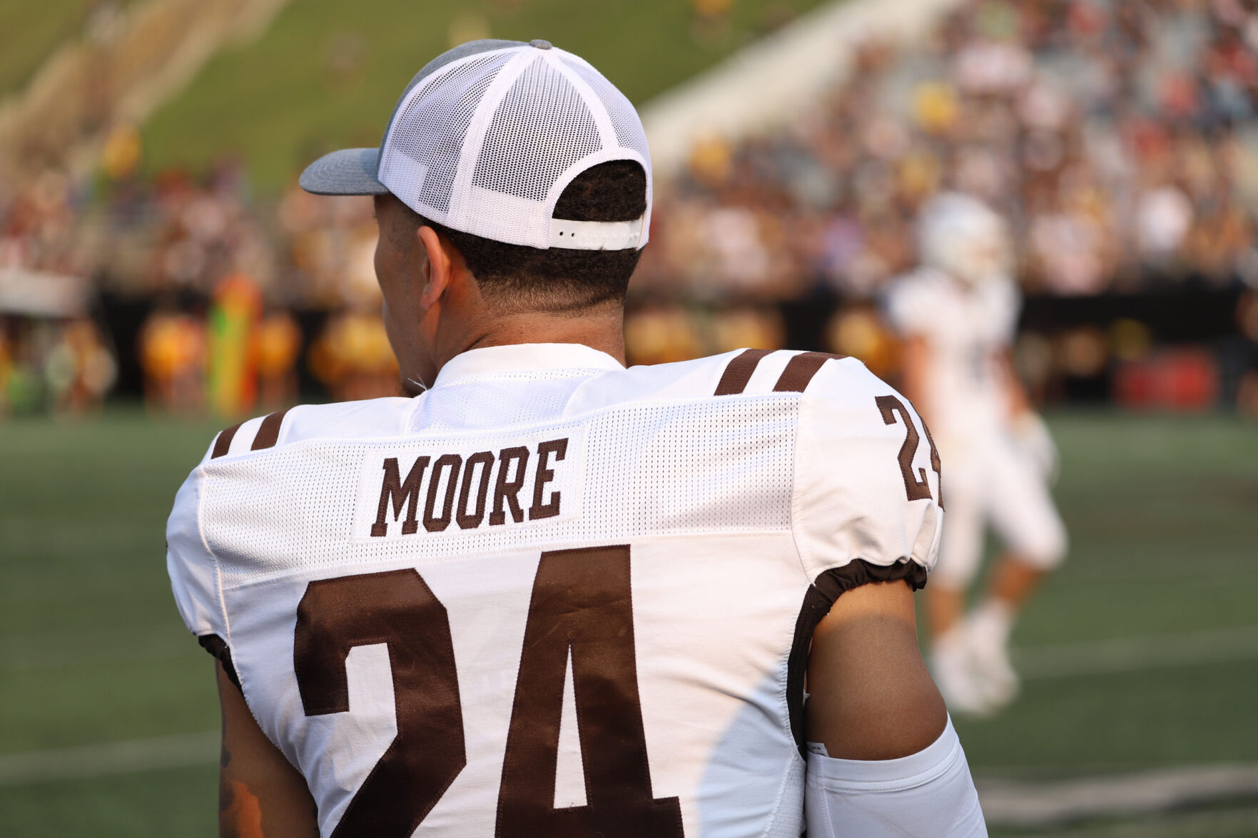 WMU Football Skyy Moore sidelined